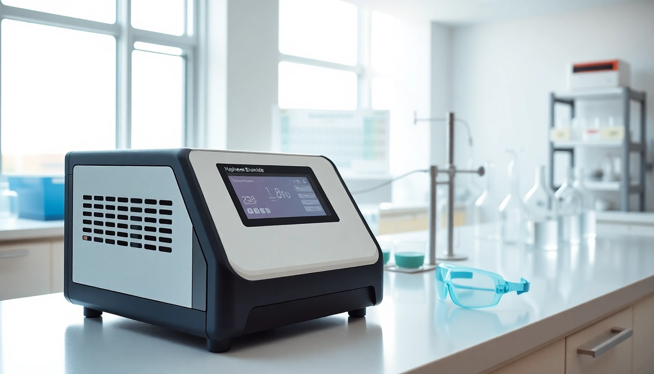 Efficient Hydrogen Bromide detection equipment showcased in a modern laboratory environment.