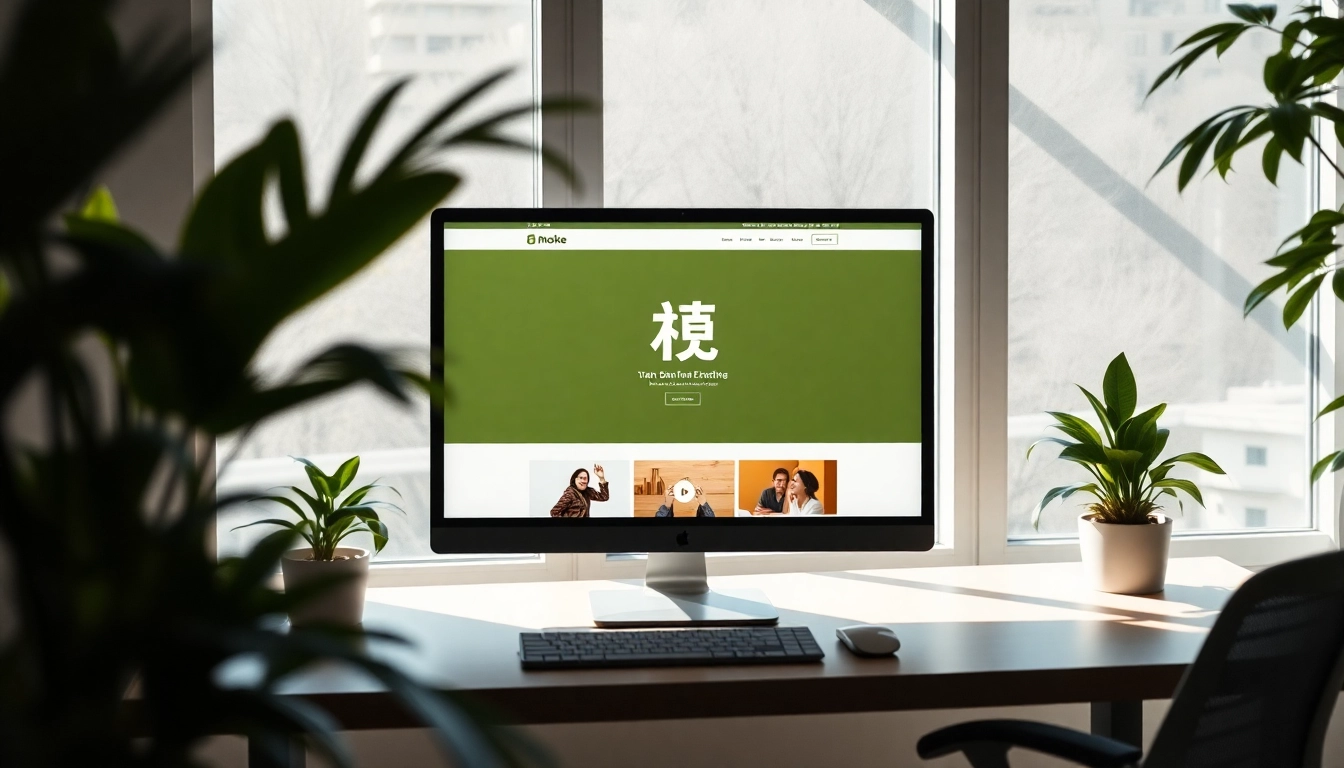 Engage with the 美洽官网 interface in a vibrant workspace, showcasing user-friendly design elements.