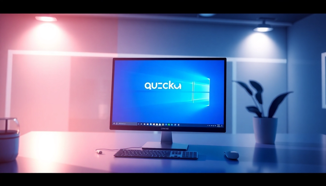 Navigate the quickq官网 desktop application interface designed for seamless user experience.