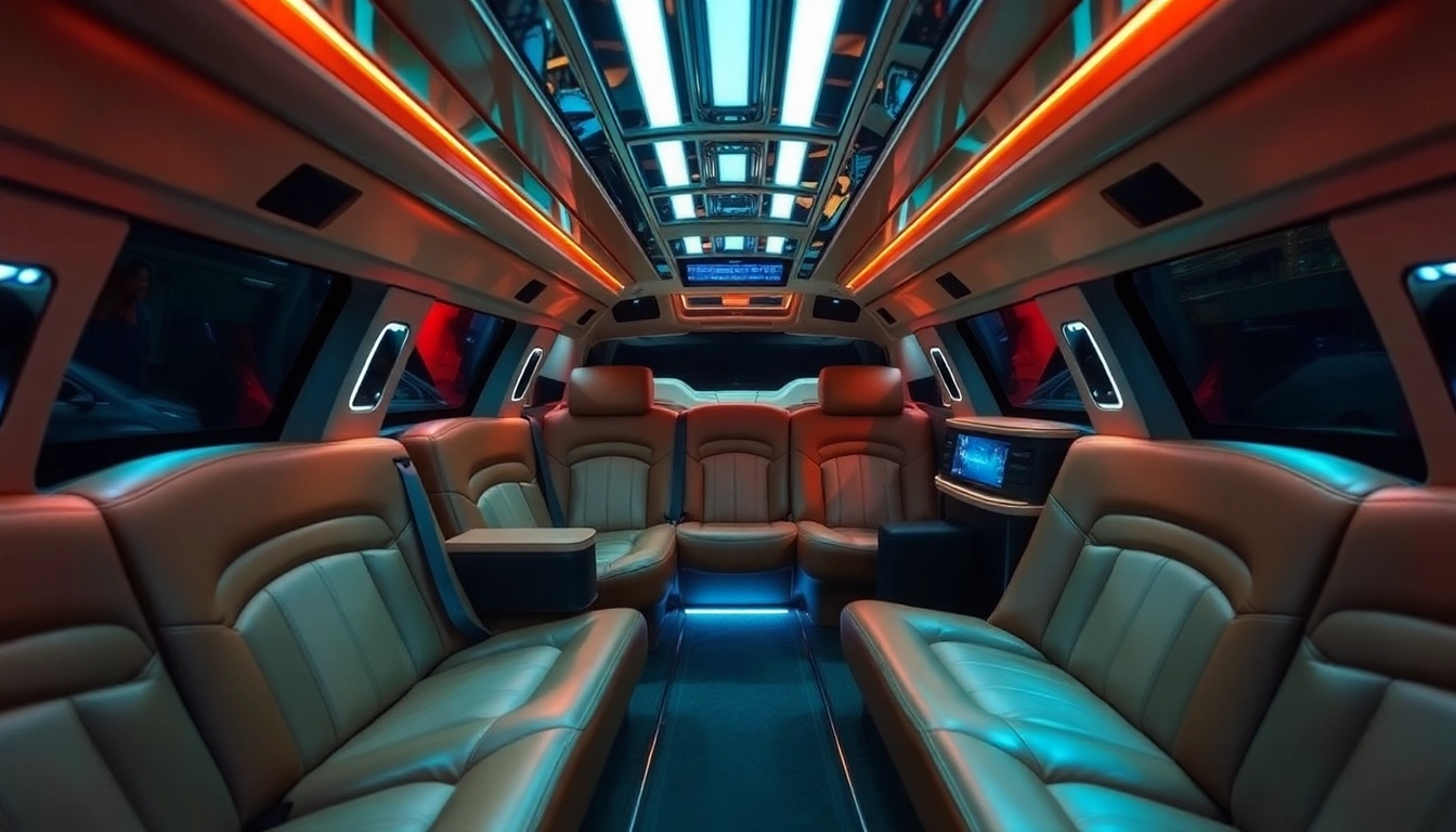 Experience premium car service Atlanta in a luxurious limousine with plush leather seating and modern amenities.