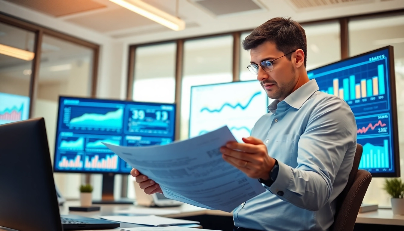 Enhance your understanding of business financing with a focused financial consultant in a modern office.