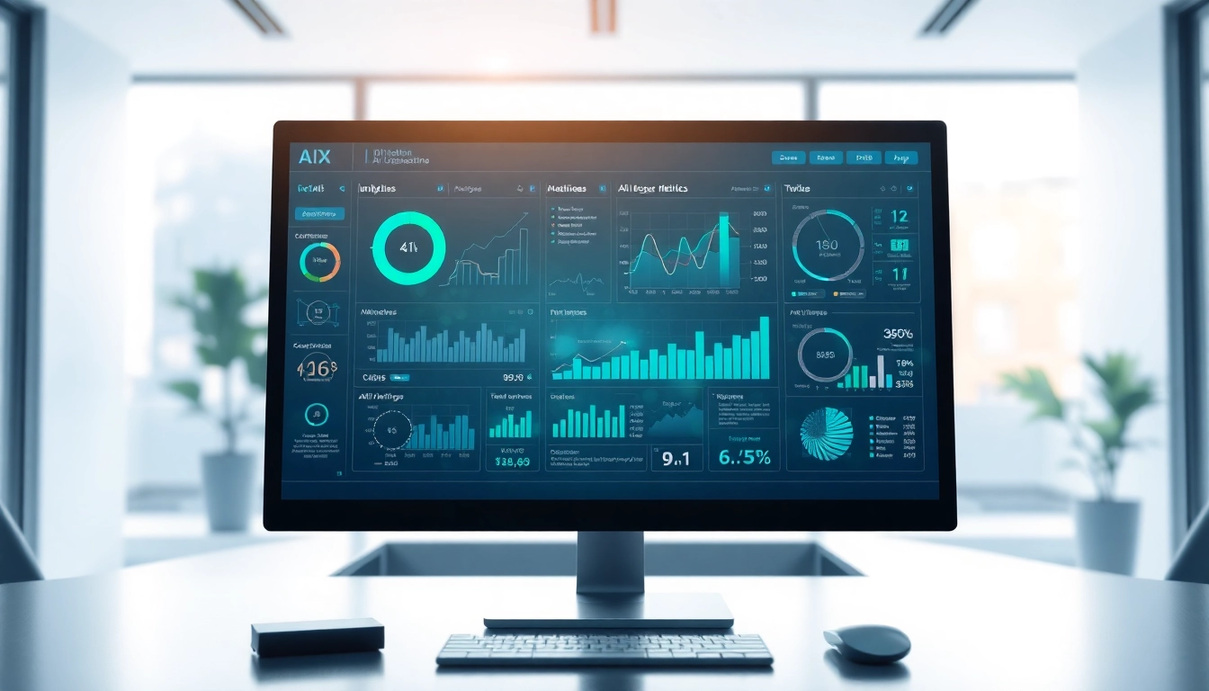 AI checker tool analyzing text data with advanced metrics and analytics on screen.