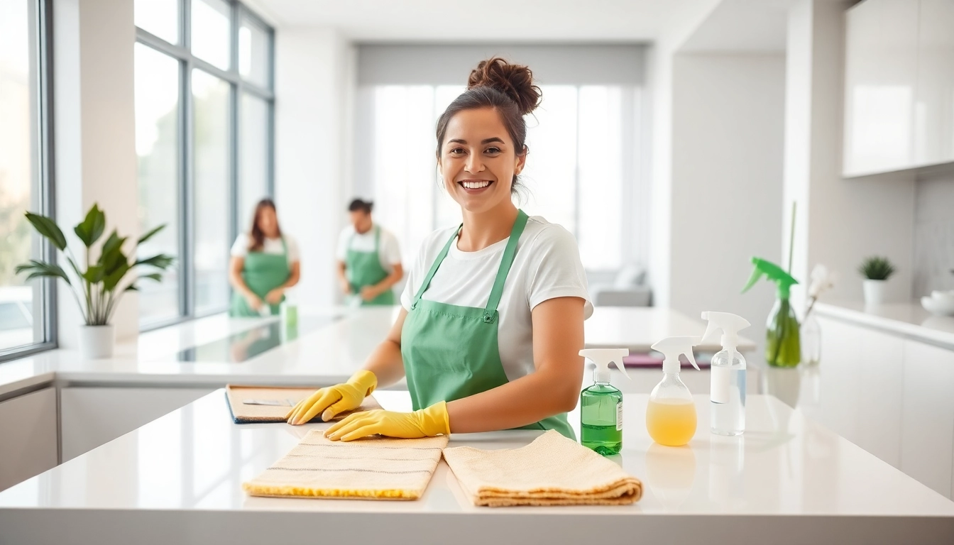 Performing bond cleaning Logan services in a pristine apartment with eco-friendly products
