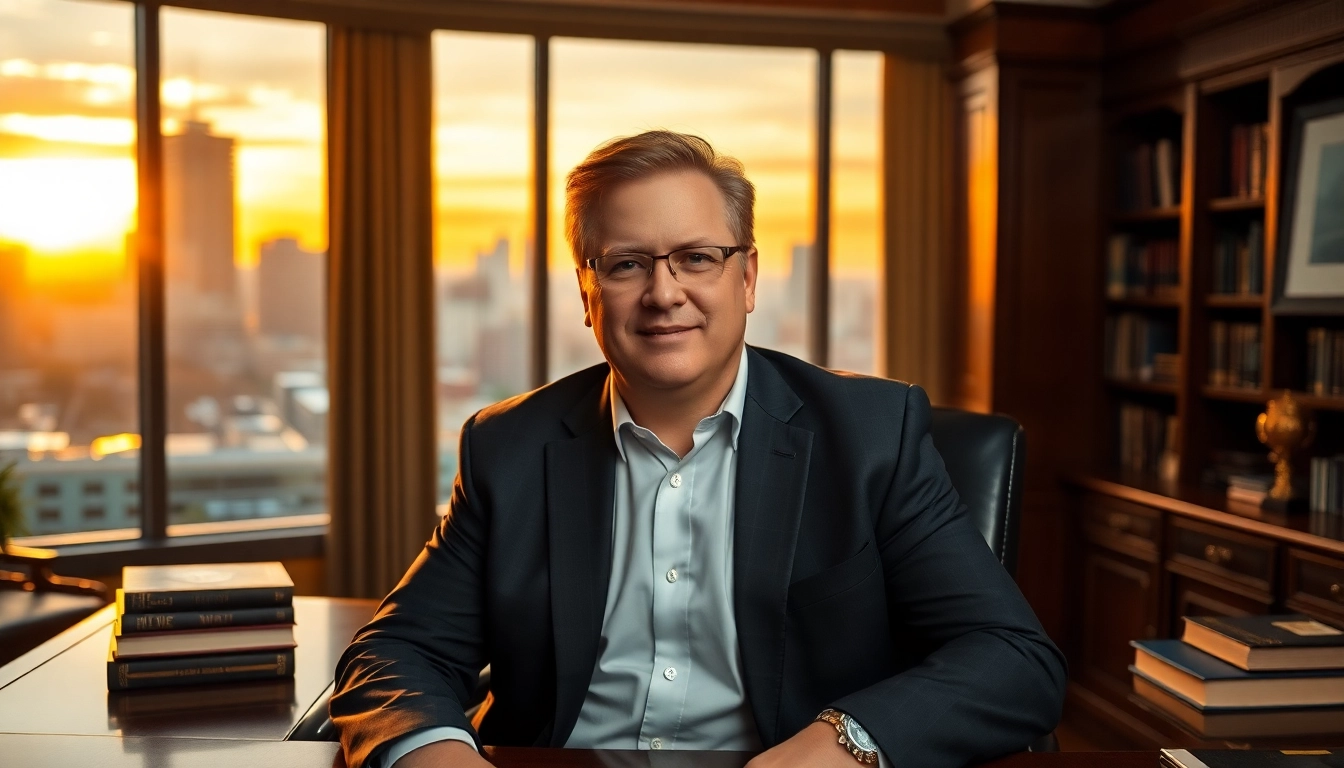 J.D. Vance net worth highlighted in a professional portrait of him in a luxurious office.