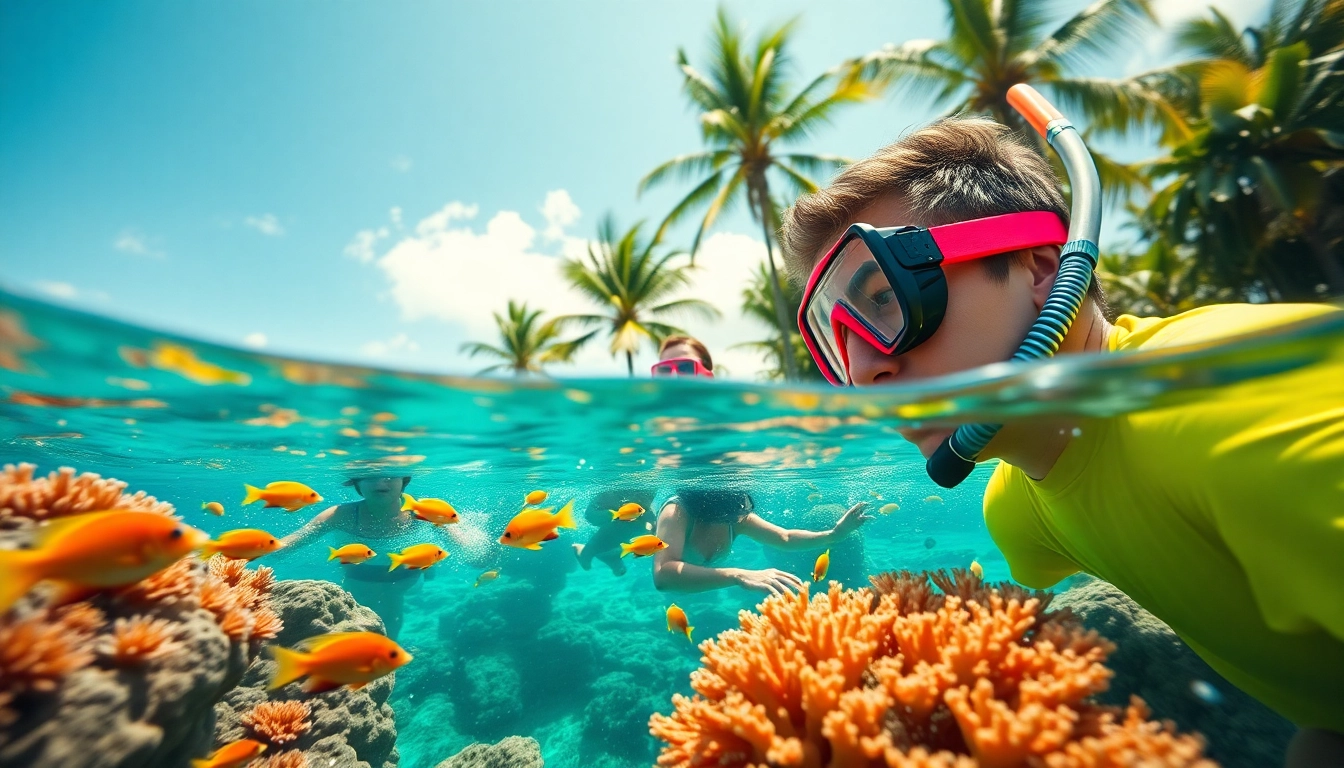 Snorkel puerto rico experience with vibrant marine life and clear waters.