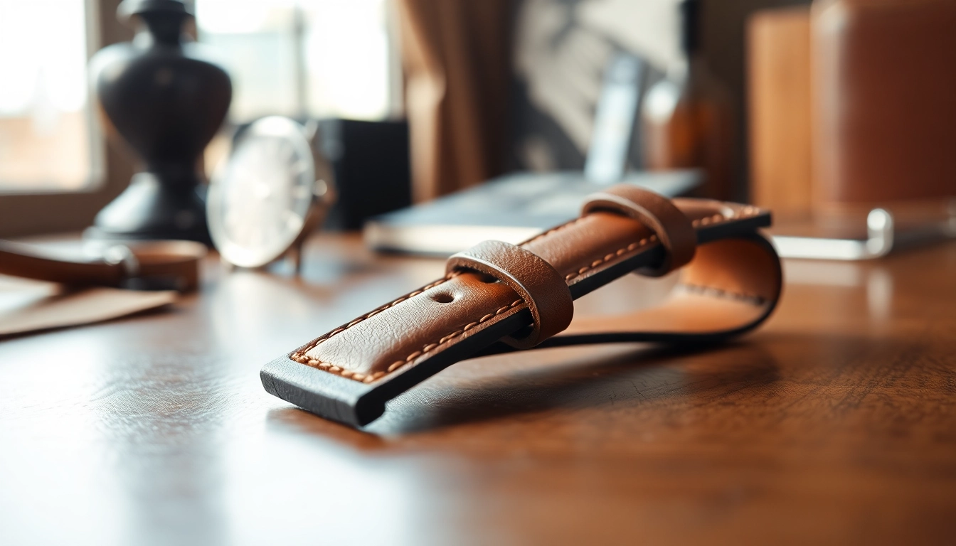 Admire this 18mm leather watch strap featuring high-quality craftsmanship and rich textures.