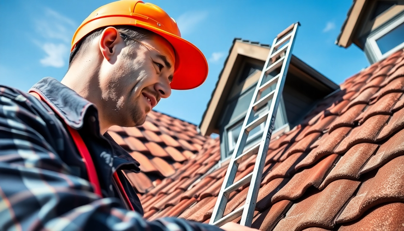 Roofing contractor working on dak laten vervangen Arnhem with attention to detail and professional tools.