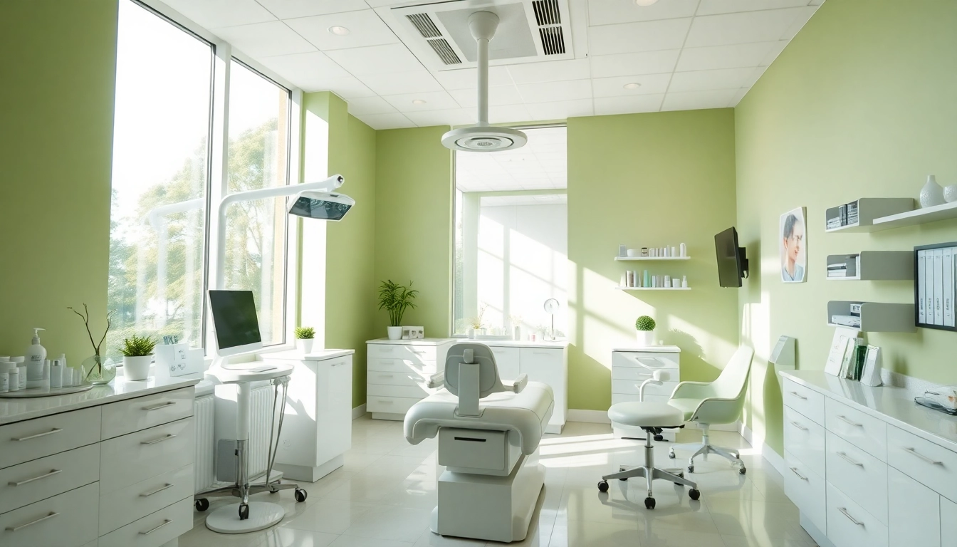 Apollo Dermatology treatment room with advanced equipment and calming decor.