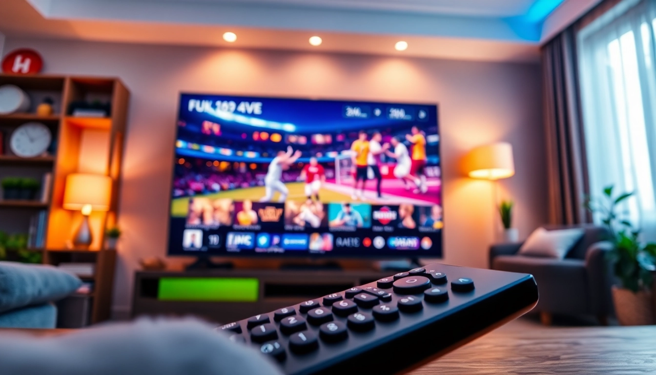 Comprando listas IPTV de alta calidad en una configuración moderna y atractiva.